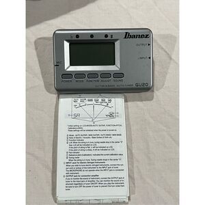 Ibanez GU20 Guitar & Bass Auto Tuner w/ Manual & Carry Case - Vintage Working